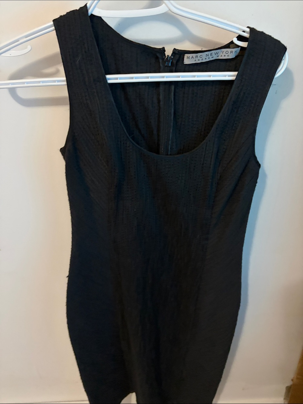 Marc New York Black Scoop Neck Tank Dress
